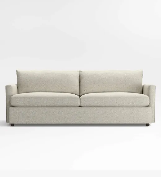 Crate and Barrel Linen Sofa